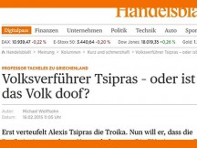 Γερμανική εφημερίδα αποκαλεί ηλίθιους τους Ελληνες!