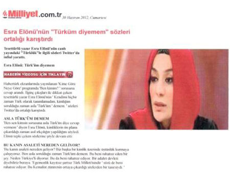 Τουρκία: Γυναίκα συγγραφέας δηλώνει "ποτέ δεν ένιωσα τουρκάλα"!