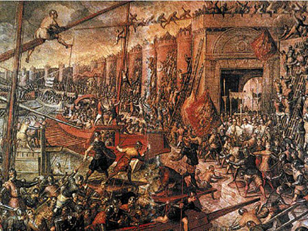 Η πρώτη άλωση της Κωνσταντινούπολης από τους σταυροφόρους της Δύσης [12 Απριλίου 1204]