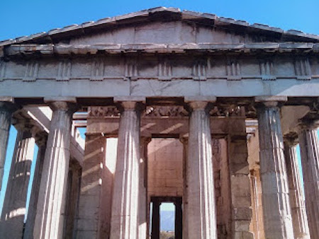 Ο ναός του Ηφαίστου, ευρύτερα γνωστός ως Θησείο