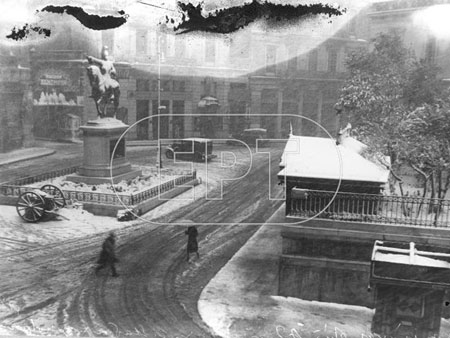 Χιονοθύελλα στην Αθήνα του 1934 (Φωτογραφία)