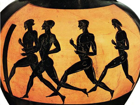 Το ομόπλευρον τρέξιμο των αρχαίων Ελλήνων
