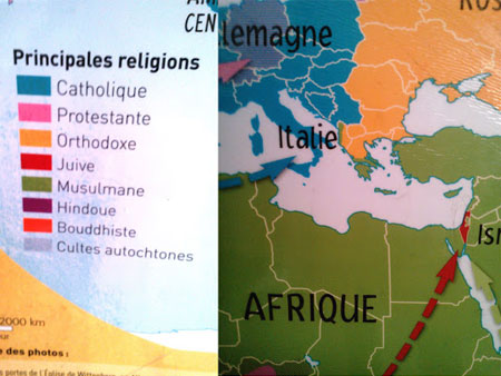 Σοκ! Χάρτης στα σχολεία του Καναδά δείχνει μουσουλμανική την Ελλάδα κατά 50 τοις 100!